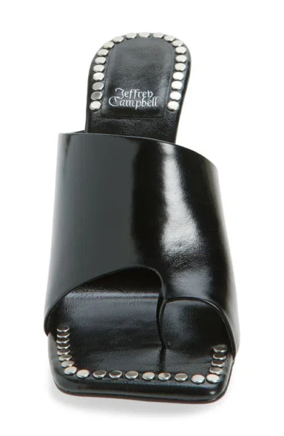 Jeffrey Campbell Alloc Slide Sandal In Black