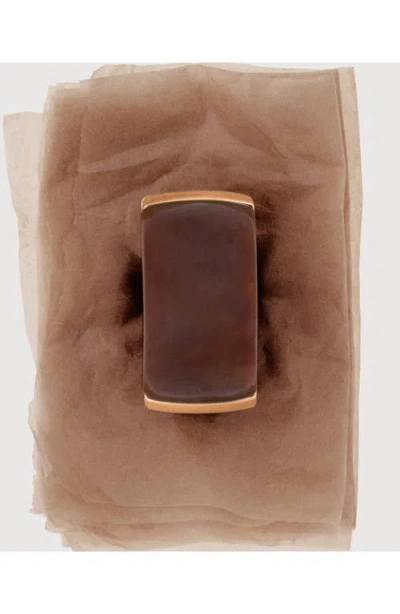 Mango Rigid Bracelet In Brown