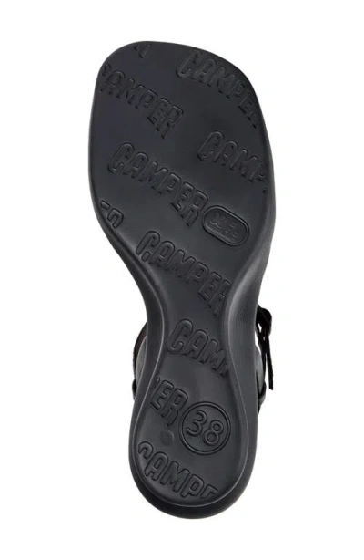 Camper Louise Wedge Sandal In Black
