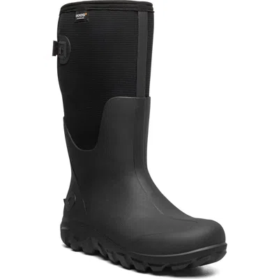 Bogs Classic Seamless Adjustable Calf Snow Boot In Black