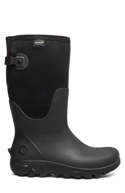 Bogs Classic Seamless Adjustable Calf Snow Boot In Black