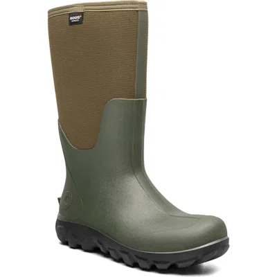 Bogs Classic Seamless Tall Waterproof Boot In Green