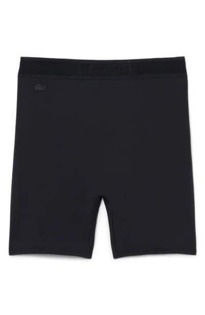 Lacoste Microfiber Boxer Briefs In Black