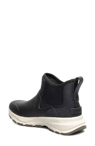 Bogs Spruce Waterproof Mid Chelsea Boot In Black