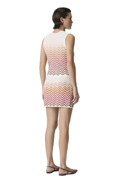 Missoni Chevron-pattern Mini Skirt In Multi