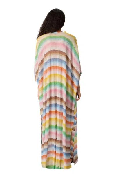 Missoni Zigzag Knitted Beach Cover-up In Multi
