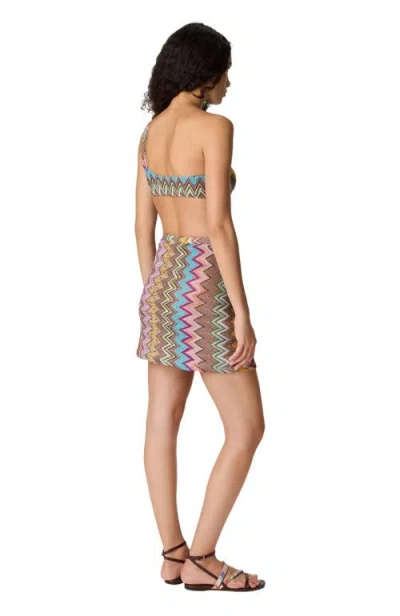 Missoni Lurex Skirt With Iconic Multicolor Motif