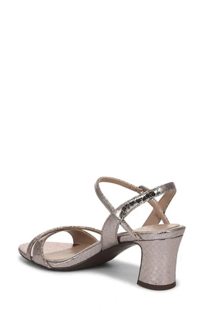 Naturalizer Trey Ankle Strap Sandal In Gray