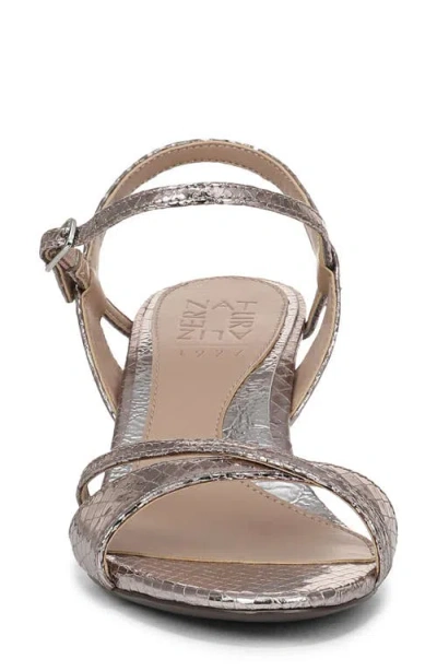 Naturalizer Trey Ankle Strap Sandal In Gray
