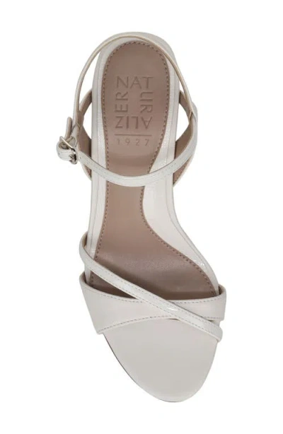 Naturalizer Trey Ankle Strap Sandal In White