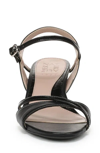 Naturalizer Trey Ankle Strap Sandal In Black