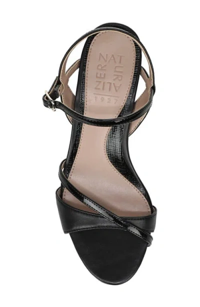 Naturalizer Trey Ankle Strap Sandal In Black
