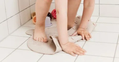 Oyoy Ling Ling Panda Bath Mat In Multi