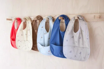 Oyoy Dino Bib Set In Multi