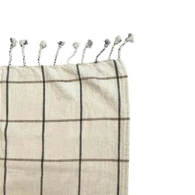 Oyoy Grid Bed Cover In Multi