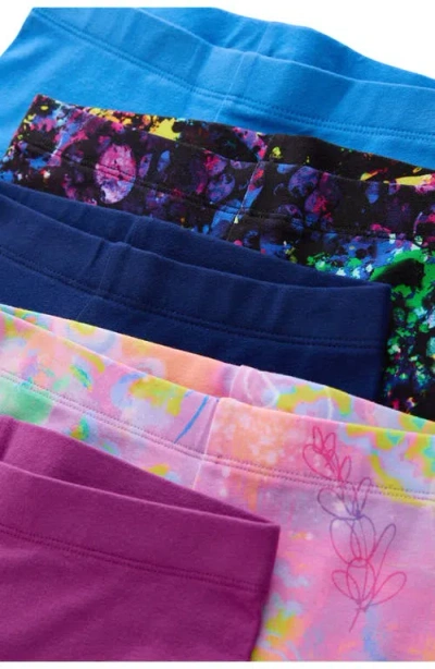 Next Kids' Assorted 5-pack Leggings In Blue