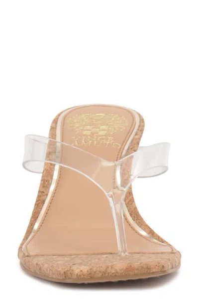 Vince Camuto Cianna Thong Wedge Sandals In Multi