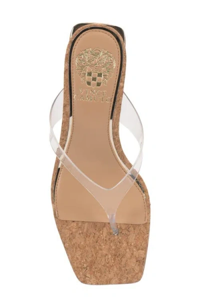 Vince Camuto Cianna Thong Wedge Sandals In Multi