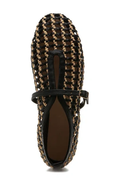 275 Central Izabel Woven Raffia Ballet Flat In Multi