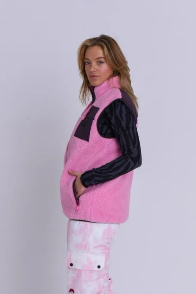 Oosc Method Vest Dusky Pink In Pink