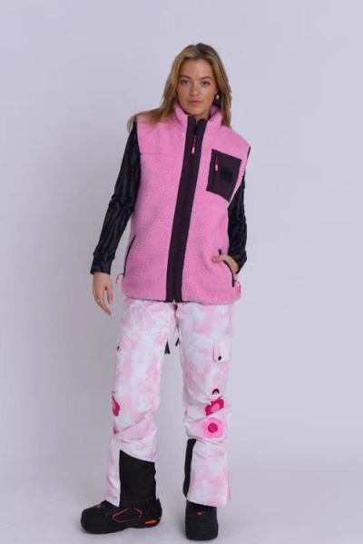 Oosc Method Vest Dusky Pink In Pink