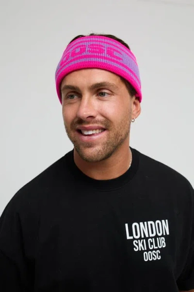 Oosc Après Headband In Pink