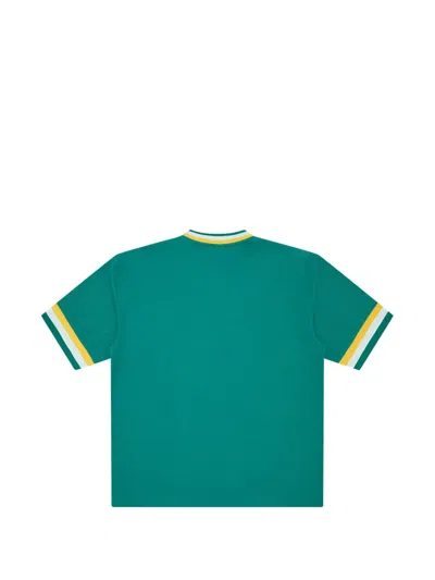 Icecream V-neck T-shirt In Green