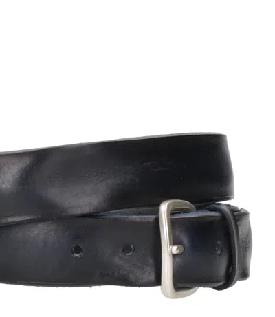 Orciani Belts Blue In Black