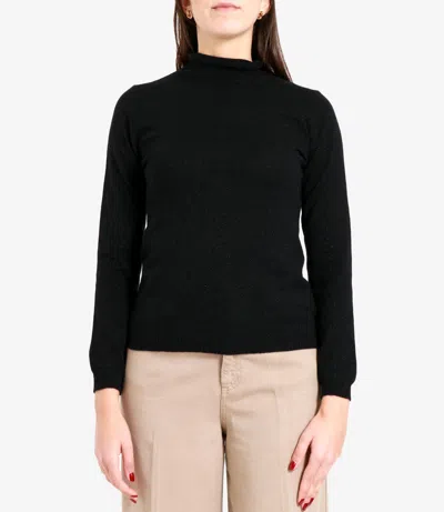 Gran Sasso Sweaters Black In Black