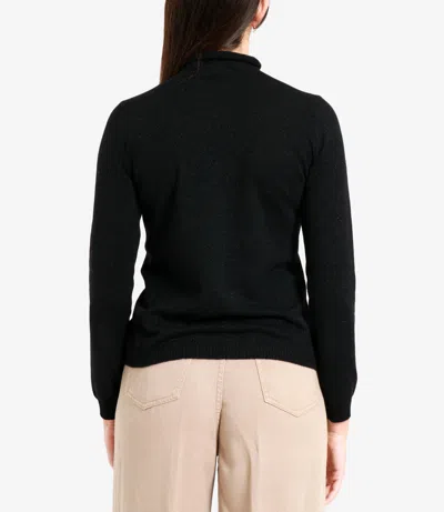 Gran Sasso Sweaters Black In Black