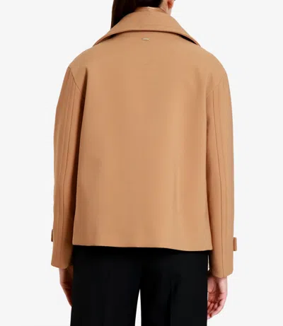 Herno Coats Camel In Gold