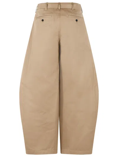 Sacai Belt-loop Ring-belt Trousers In Neutral