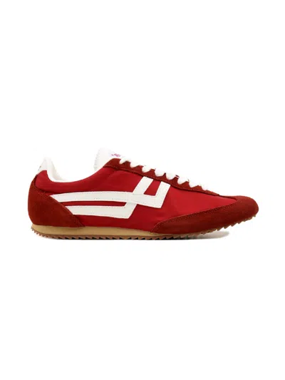 Pro-keds Racer 77 Suede-panelled Sneakers In Brown