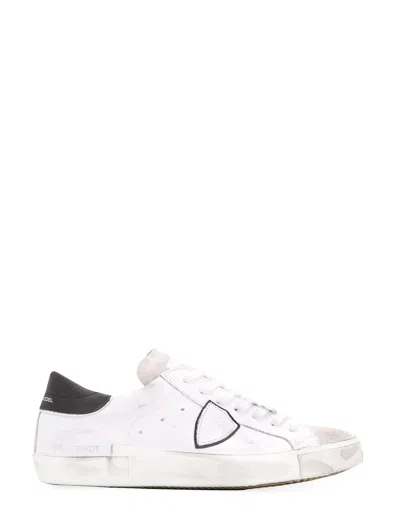 Philippe Model Distressed Effect Low-top Sneakers In Animal Print