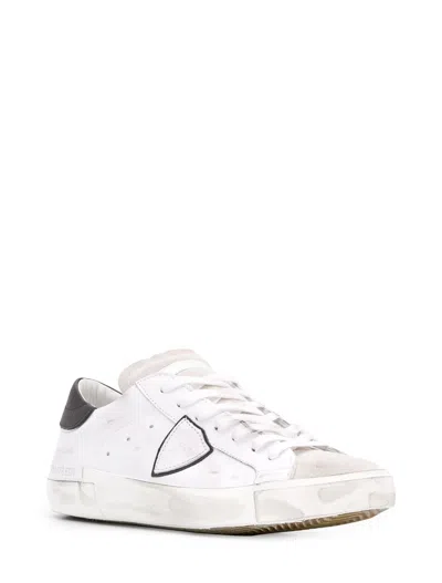 Philippe Model Distressed Effect Low-top Sneakers In Animal Print