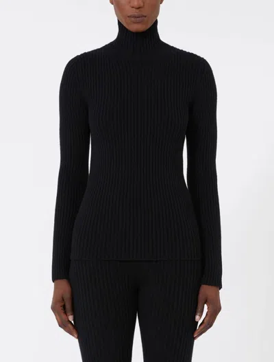 Max Mara Sweaters Black In Black