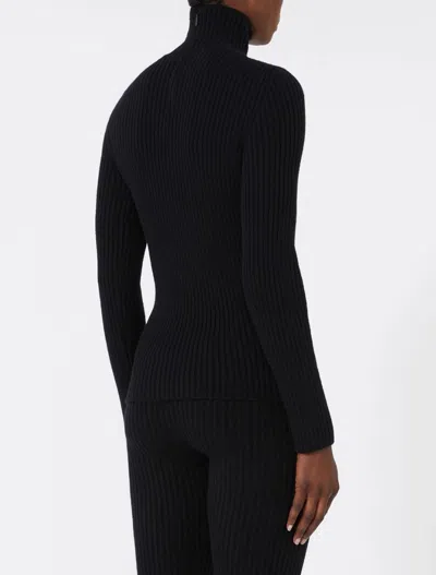 Max Mara Sweaters Black In Black