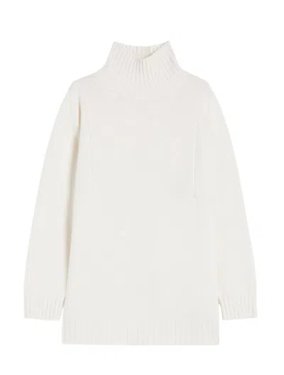 Max Mara Sweaters White In Multi