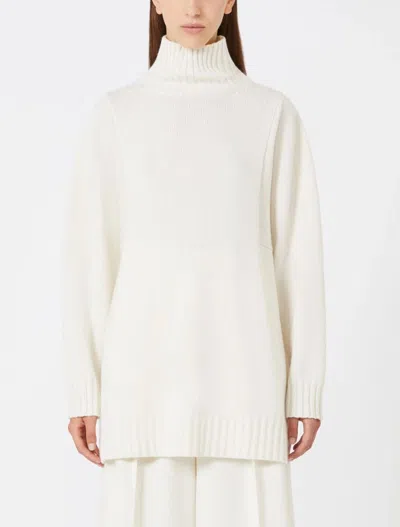 Max Mara Sweaters White In Multi