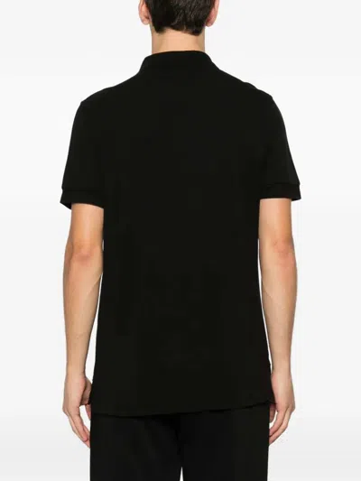 Tom Ford Mens Black Short-sleeve Lyocell-cotton Piquet Polo Shirt In Black