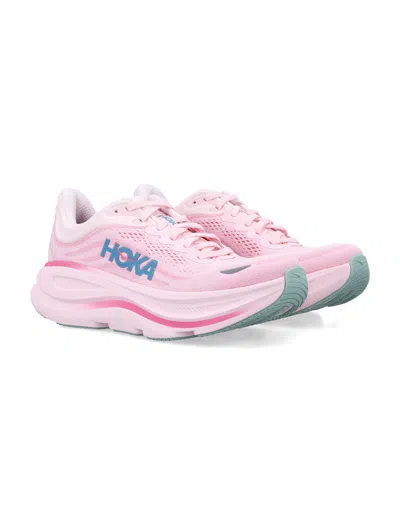 Hoka Bondi Technical Mesh Active Sneakers In Pink