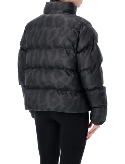 Nike Nylon Animalier Therma Fit Bomber Jacket In Black