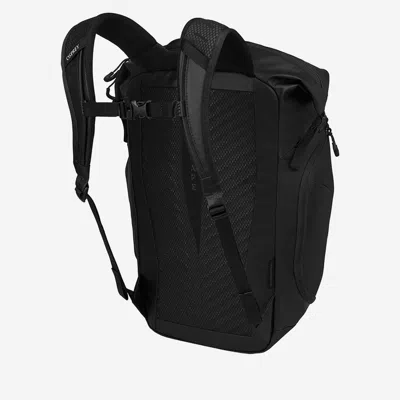 Osprey Logo-detail Zipped Backpack In Black
