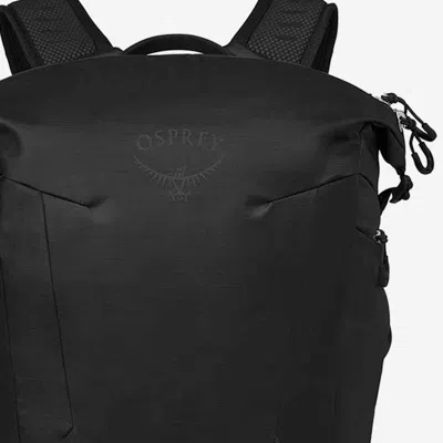 Osprey Logo-detail Zipped Backpack In Black