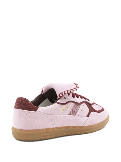 Alohas Tb.490 Club Suede Pink Leather Sneakers Altezza Tacco 2 Cm In Multi