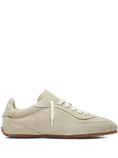 Axel Arigato Daze Runner Beige Sneaker With Logo On The Tongue And Grooved Sole In Suede Man In Neutral