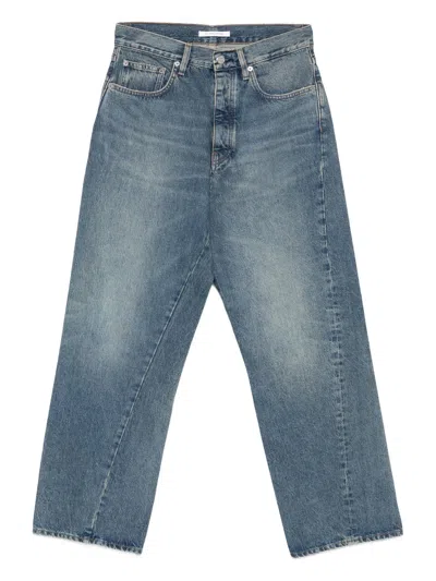 Sunflower Loose Fit Vintage-washed Organic Denim Jeans In Blue