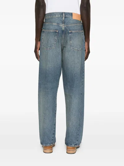 Sunflower Loose Fit Vintage-washed Organic Denim Jeans In Blue