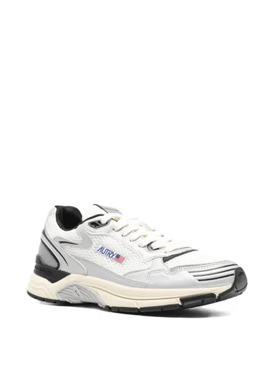 Autry Comfortable Mesh Sneakers With 3.5 Cm Sole Height For Men In White