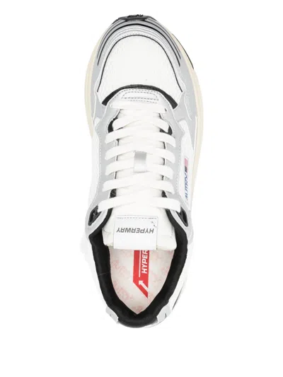 Autry Comfortable Mesh Sneakers With 3.5 Cm Sole Height For Men In White